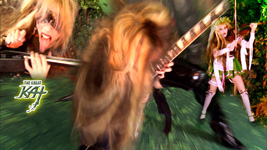 MUSIC VIDEO PHOTOS of THE GREAT KAT'S ROSSINI'S "WILLIAM TELL OVERTURE"!