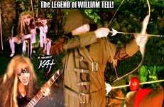 MUSIC VIDEO PHOTOS of THE GREAT KAT'S ROSSINI'S "WILLIAM TELL OVERTURE"!