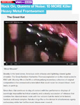 VH1 FEATURES THE GREAT KAT in "ROCK ON, QUEENS OF NOISE: 10 MORE KILLER HEAVY METAL FRONTWOMEN"! "The Great Kat. 'Metal Messiah'. Beastly in the best sense, ferocious violin virtuoso and lightning-clawed guitar shredder The Great Kat (born Katherine Thomas) exploded on to the metal scene in 1987 with Worship Me or Die! It’s a still-stupefying incendiary collection of original compositions that announced a new talent that could never be slowed down, held back, or pent up. Since then, Kat continues to slay all comers with live performance displays of seemingly impossible technical wizardry and a steady succession of releases that combine her classical music roots with her volcanic lust for metal at its fastest, hardest, and most complex. Kat also sings like a she-demon in simultaneous agony and ecstasy while her hellfire music blazes ever onward." - Mike McPadden, VH1