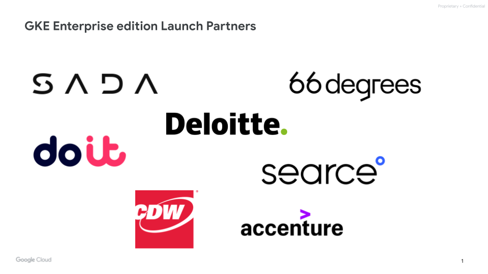 Logotipos de partners de lanzamiento