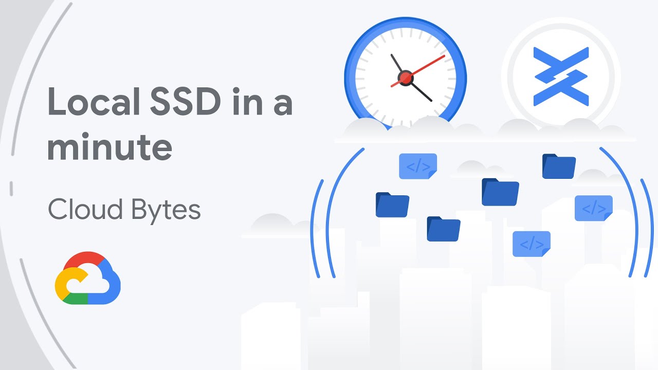 Local SSD in a minute promotional slide