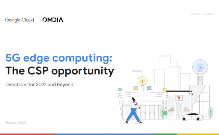 Portada de un informe con los logotipos de Google Cloud y OMDIA