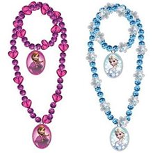 Picture of Frozen Beaded Necklace & Bracelet Set