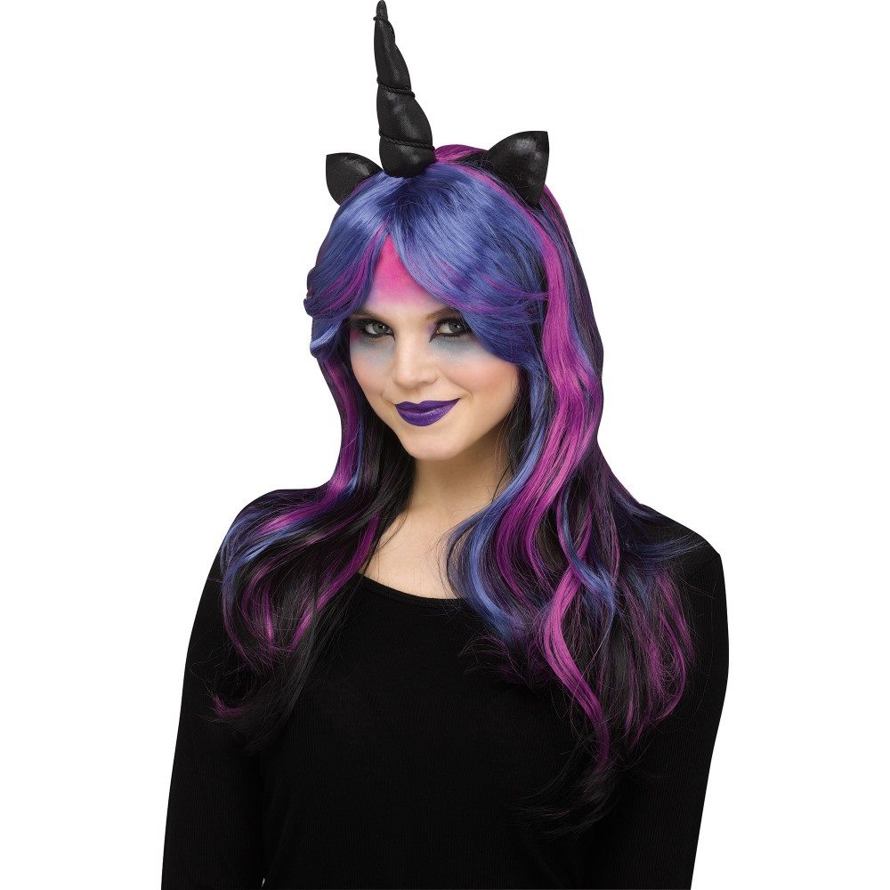 Picture of Dark Unicorn Wig