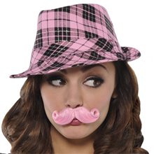 Picture of Pink Mini Handlebar Mustache