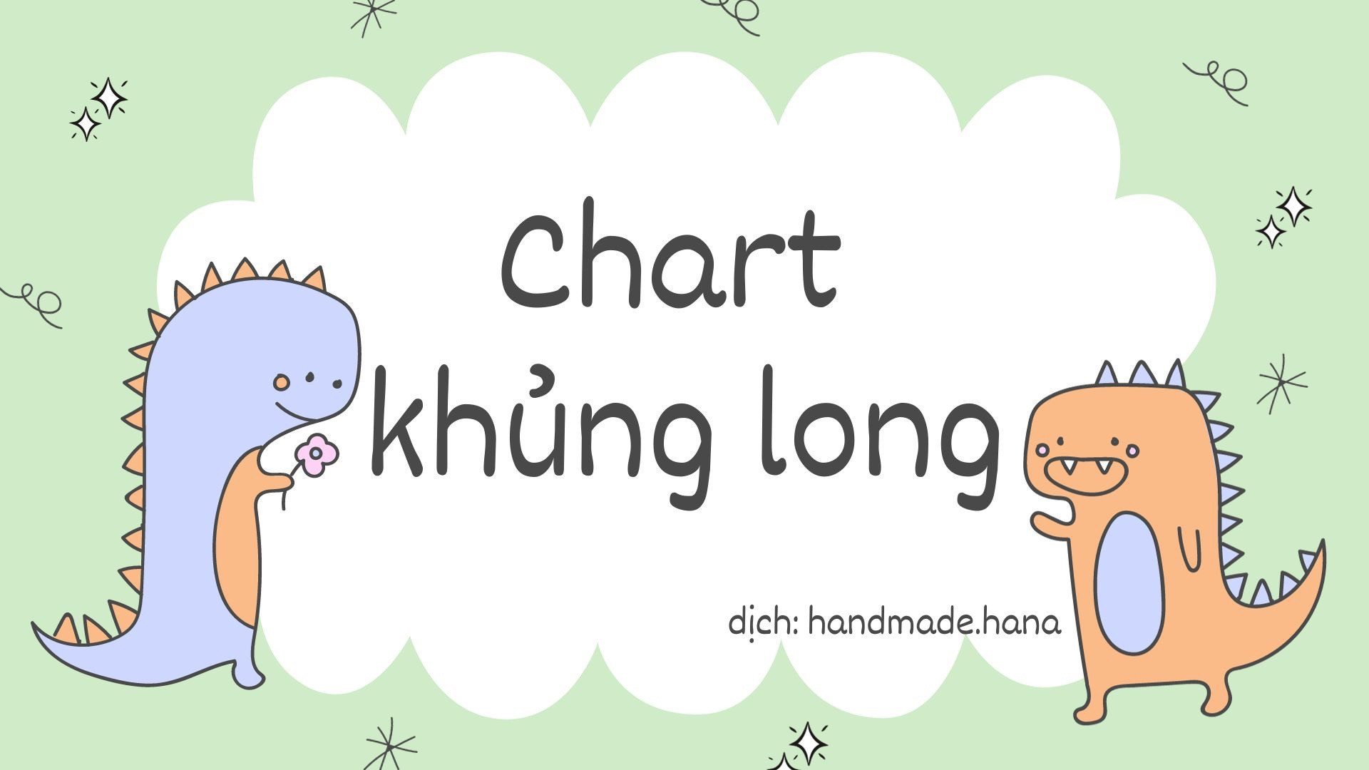 Chart móc len khủng long