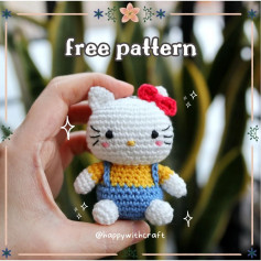 free pattern hello kitty