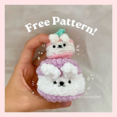 Rabbit sandwich crochet pattern