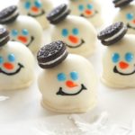 Melted Snowman Oreo Balls