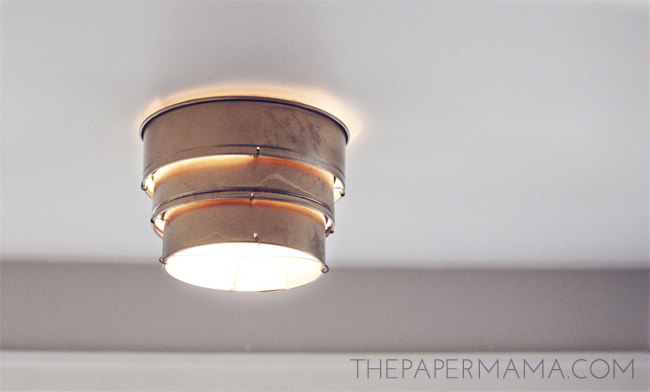 Cake Pan Lamp Shade