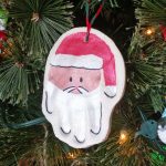 Handprint Santa Ornament