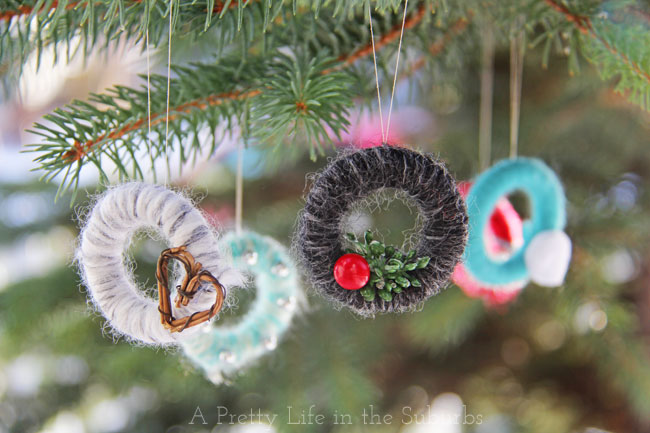 Mini Yarn Wreaths