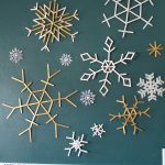 popsicle sticks snowflakes