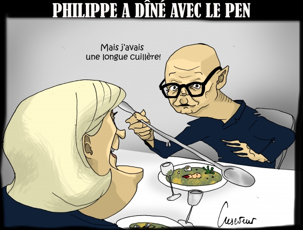 Philippe soupe avec Le Pen.JPG