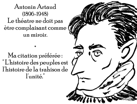 webzine,zébra,gratuit,bd,fanzine,bande-dessinée,antistyle,littéraire,critique,littérature,portrait,écrivain,caricature,antonin artaud,histoire,théâtre,peuple