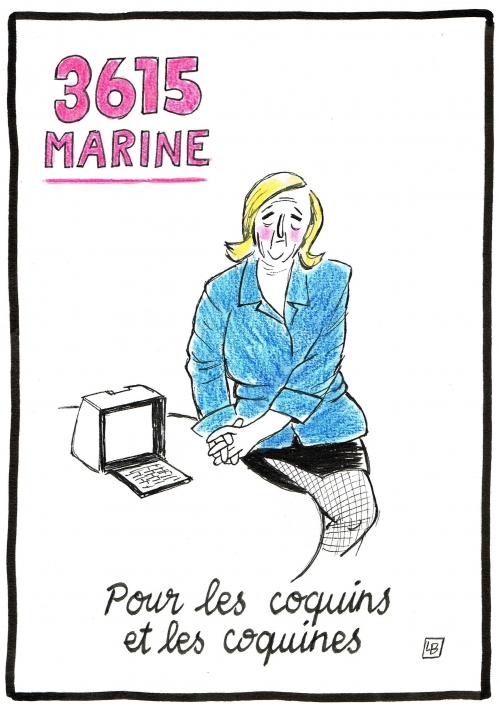 webzine,bd,zébra,gratuit,fanzine,bande-dessinée,caricature,marine,lepen,présidentielle,2017,36-15,satirique,editorial cartoon,satirique,dessin,presse,énigmatique lb