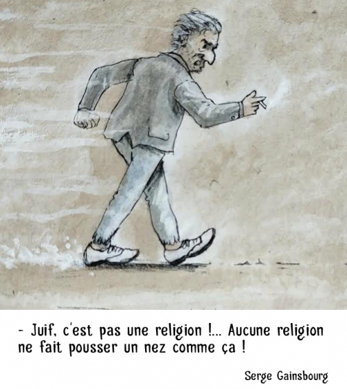 webzine,bd,zébra,gratuit,fanzine,bande-dessinée,citation,serge gainsbourg,juif,nez,religion,marc schmitt