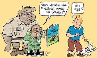 webzine,bd,zébra,fanzine,gratuit,bande-dessinée,caricature,revue de presse,février,2016,actualité,tintin,racisme,colonialisme,congo,zaïre,mobutu,amaury auchard,damien glez,ouagadougou,hergé,mobutu,charlie-hebdo