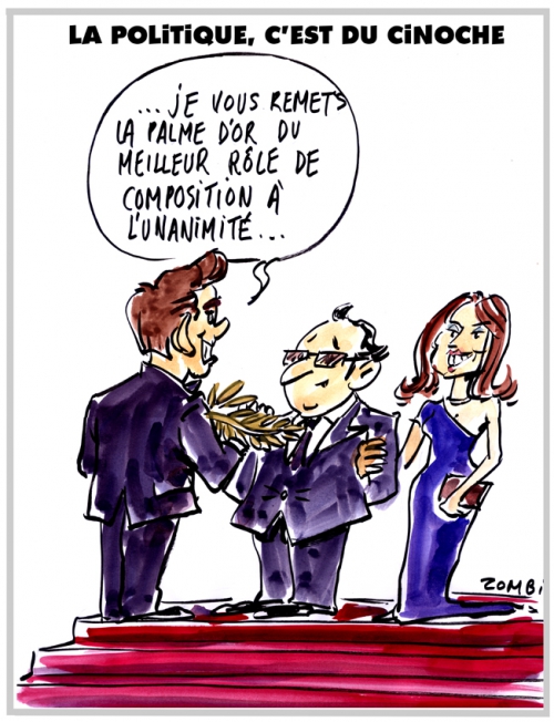 webzine,bd,zébra,gratuit,fanzine,bande-dessinée,caricature,festival,cannes,palme,or,françois hollande,julie gayet,dessin,presse,satirique,editorial cartoon,zombi