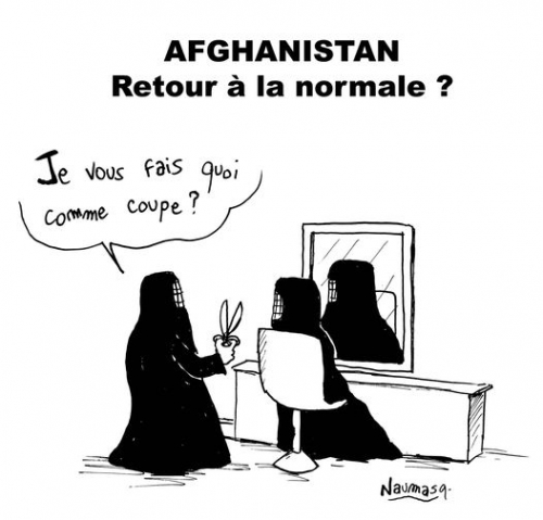 webzine,bd,zébra,gratuit,fanzine,bande-dessinée,caricature,talibans,burqa,coiffeur,dessin,presse,satirique,naumasq