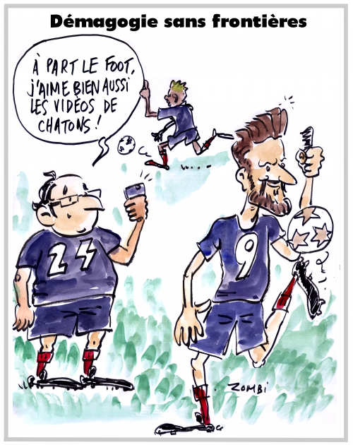 webzine,bd,zébra,gratuit,fanzine,bande-dessinée,caricature,françois hollande,football,olivier giroud,équipe,dessin,presse,satirique,editorial cartoon,zombi