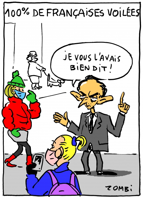 webzine,bd,zébra,gratuit,fanzine,bande-dessinée,caricature,éric zemmour,islam,voile,grand remplacement,coronavirus,masque,épidémie,covid,dessin,presse,satirique,zombi