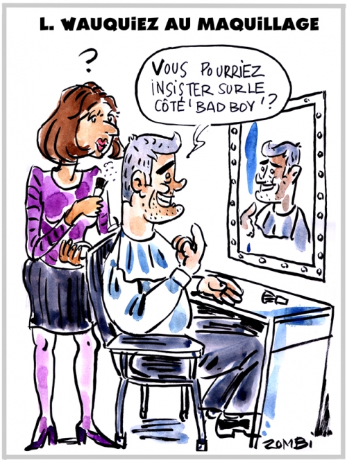 webzine,bd,zébra,gratuit,fanzine,bande-dessinée,caricature,laurent wauquiez,maquillage,marketing,politique,dessin,presse,satirique,editorial cartoon,zombi