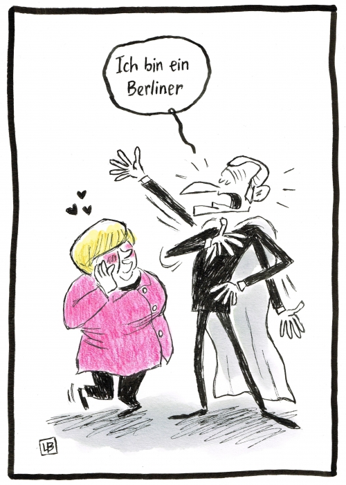 webzine,bd,zébra,fanzine,gratuit,bande-dessinée,caricature,emmanuel macron,angela merkel,ich bin ein berliner,dessin,presse,satirique,énigmatique lb,editorial cartoon