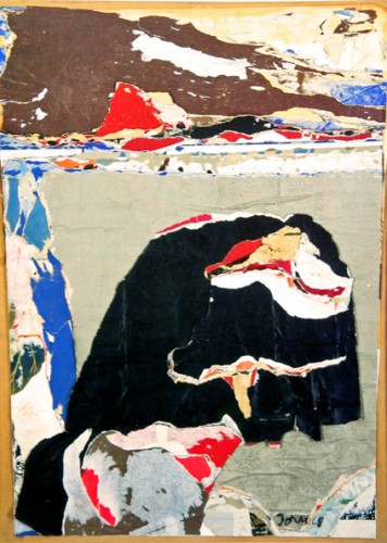 Asger-Jorn-roi-nègre-tirant-la-langue-devant-les-Pas-de-Calais-1968,-décollage-Nationalgalerie-Berlin.jpg