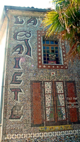 maison en mosaïque de chérac,ismael et guy villéger