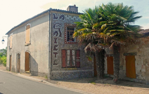 maison en mosaïque de chérac,ismael et guy villéger