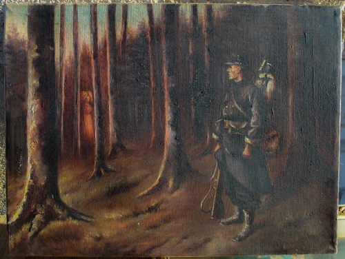 Le Poilu et la femme fantôme, tableau à Aillant sur Tholon (2).jpg