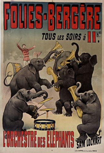 Affiche l'orchestre des éléphants, F Appel 1890.jpg