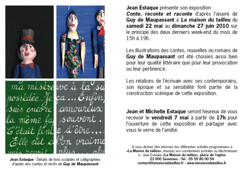 Expo Jean Estaque, Conte, reconte et raconte, à Savennes, 2010.jpg