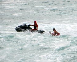 Rescue at Waimea Bay