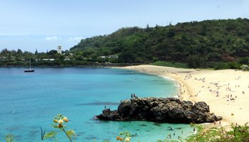 Waimea Bay in Summer