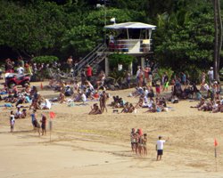 Hazard Warnings at Waimea Bay