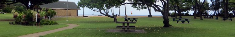 Picnic Area at Waimea Bay