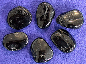 Black Tourmaline Polished