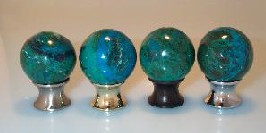 Chrysocolla Knobs