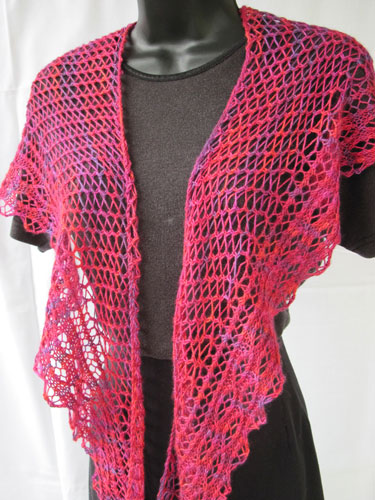 Loganberry Crescent Shawl