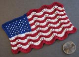 Mini Lace and Beaded Flag