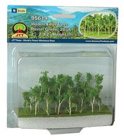 JTT Pastel Green woods edge Trees (2-2.5 inch )