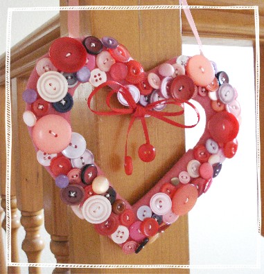 Valentine wreath