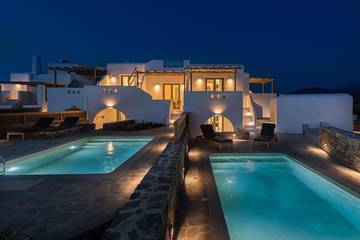 Villa for 3 people, with yard and hot tub as well as terrace in Naxos