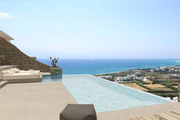 Villa for 5 people, with pool and yard in Naxos