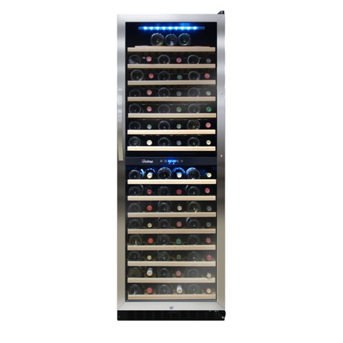 Vinotemp 155 Bottle Dual Zone Wine Cooler