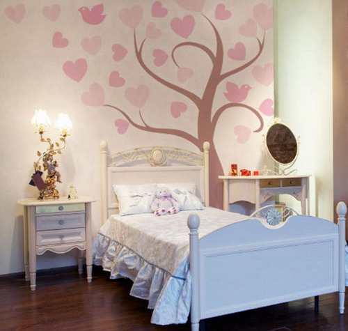 girls bedroom wall art photo - 2