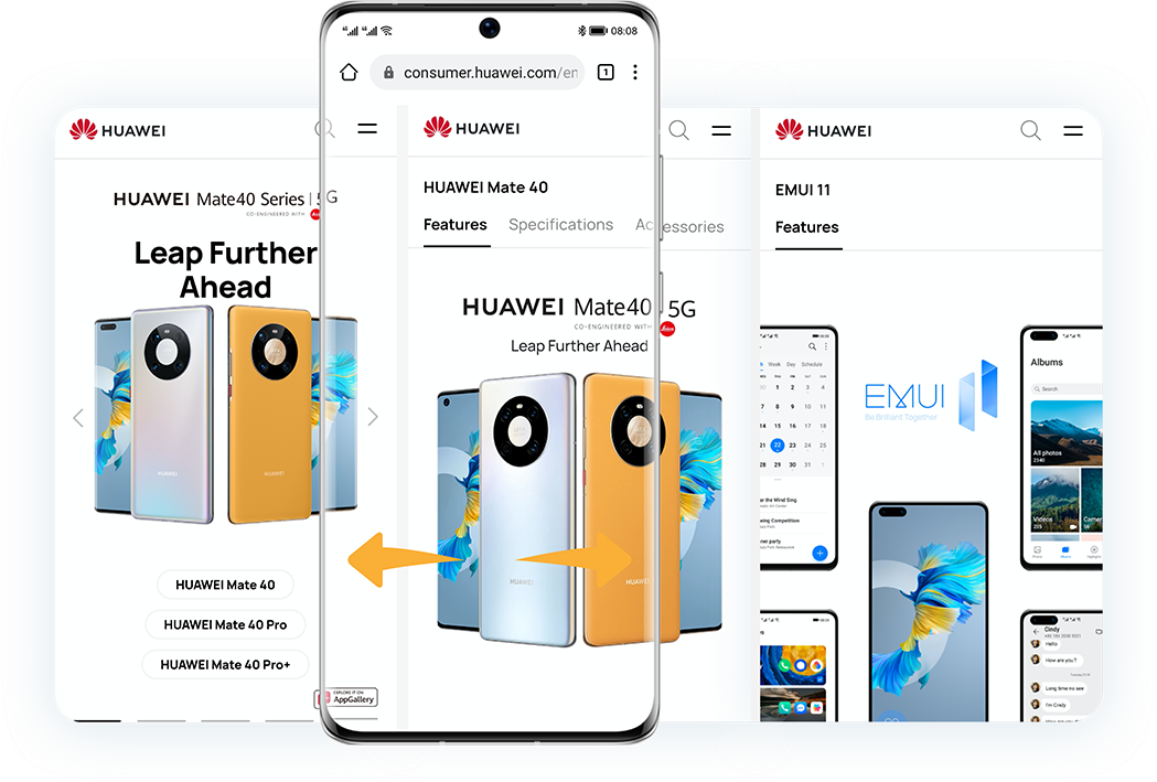 Huawei Browser-page turner