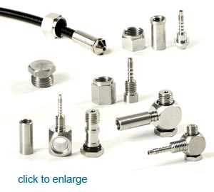 Self-assembly swageable fittings